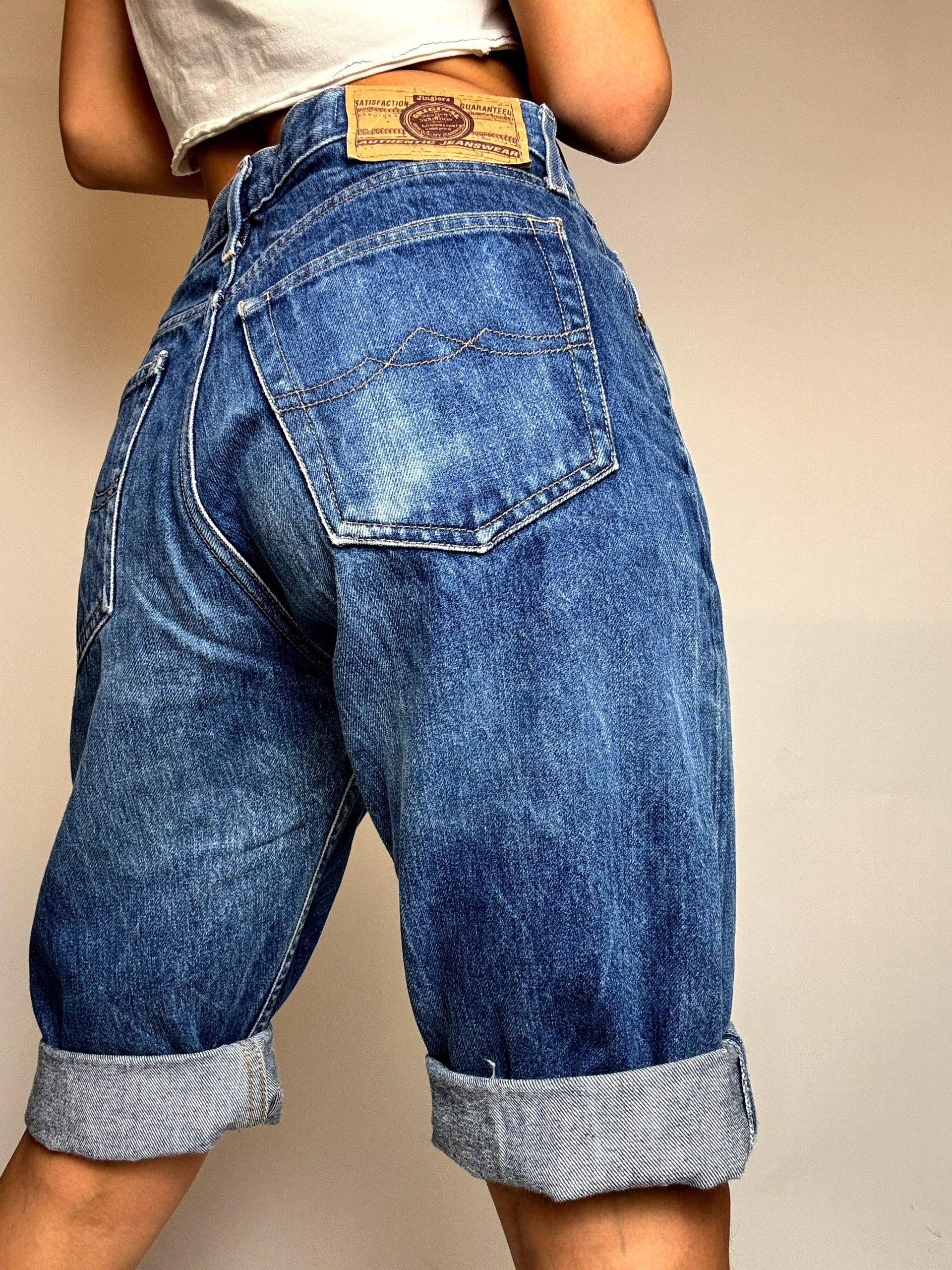 Vintage JINGLERS denim shorts size M/L