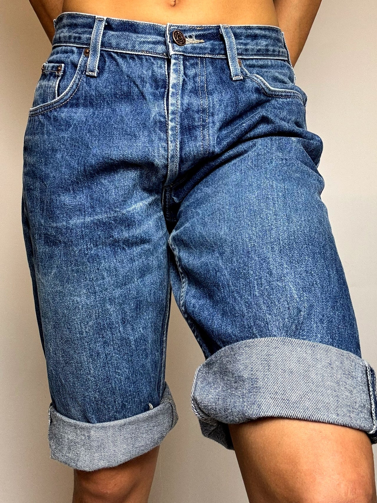 Short long en jean JINGLERS M/L vintage