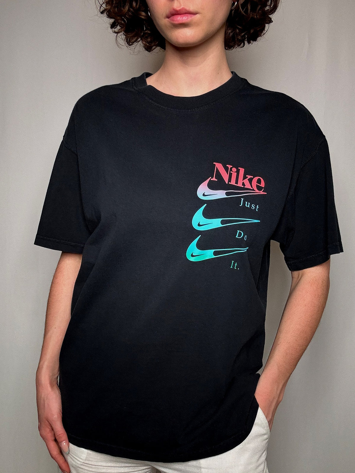 Tshirt noir Nike M vintage