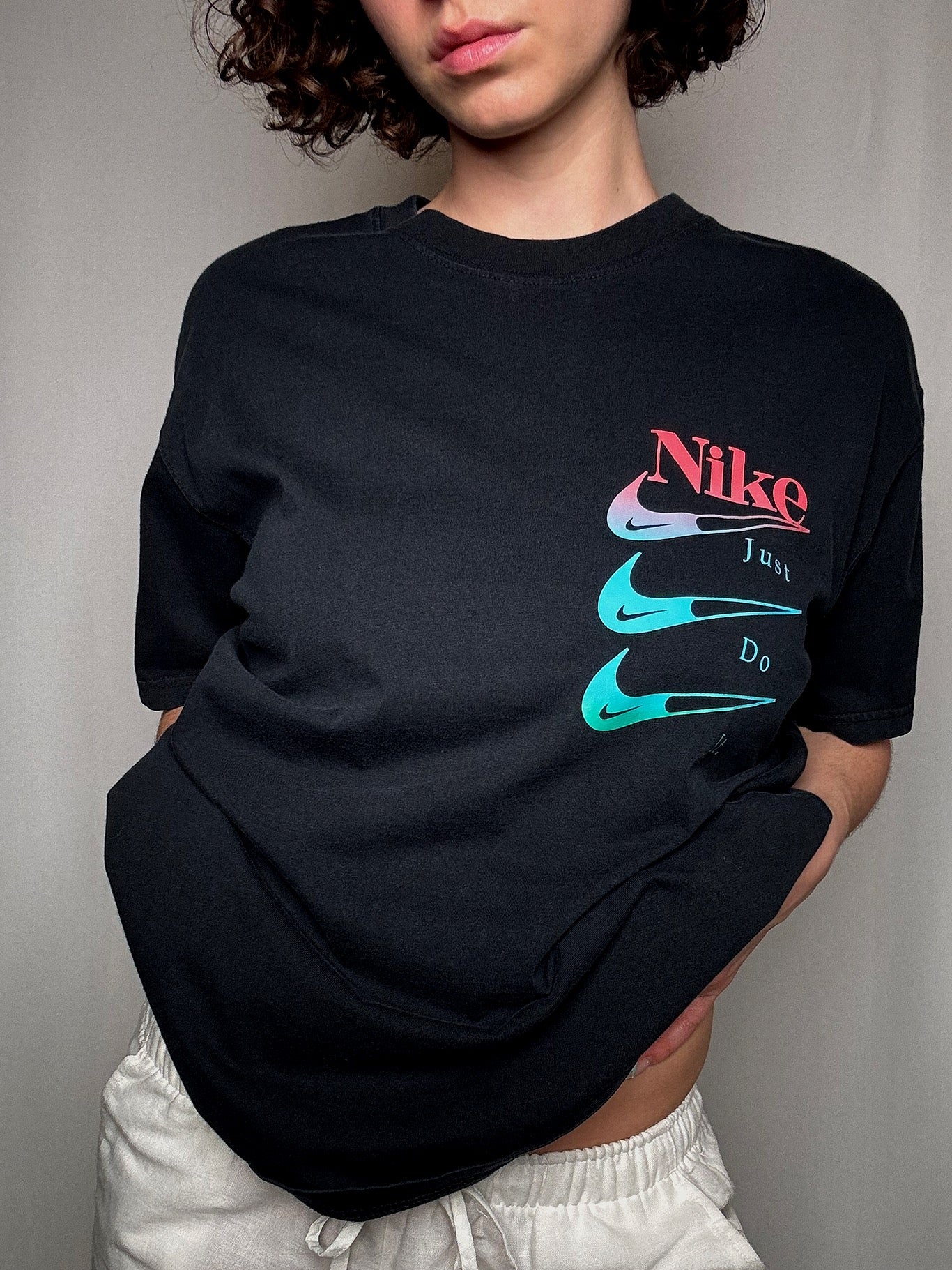 Tshirt noir Nike M vintage