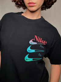 Schwarzes Nike T-Shirt Größe M, Vintage