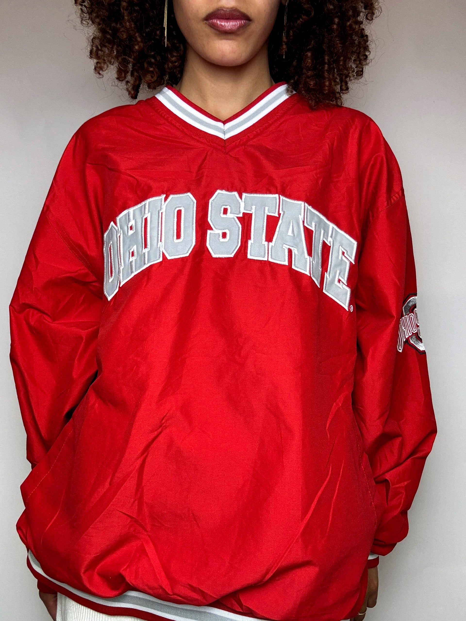 Wintbreaker rouge OHIO STATES XL vintage