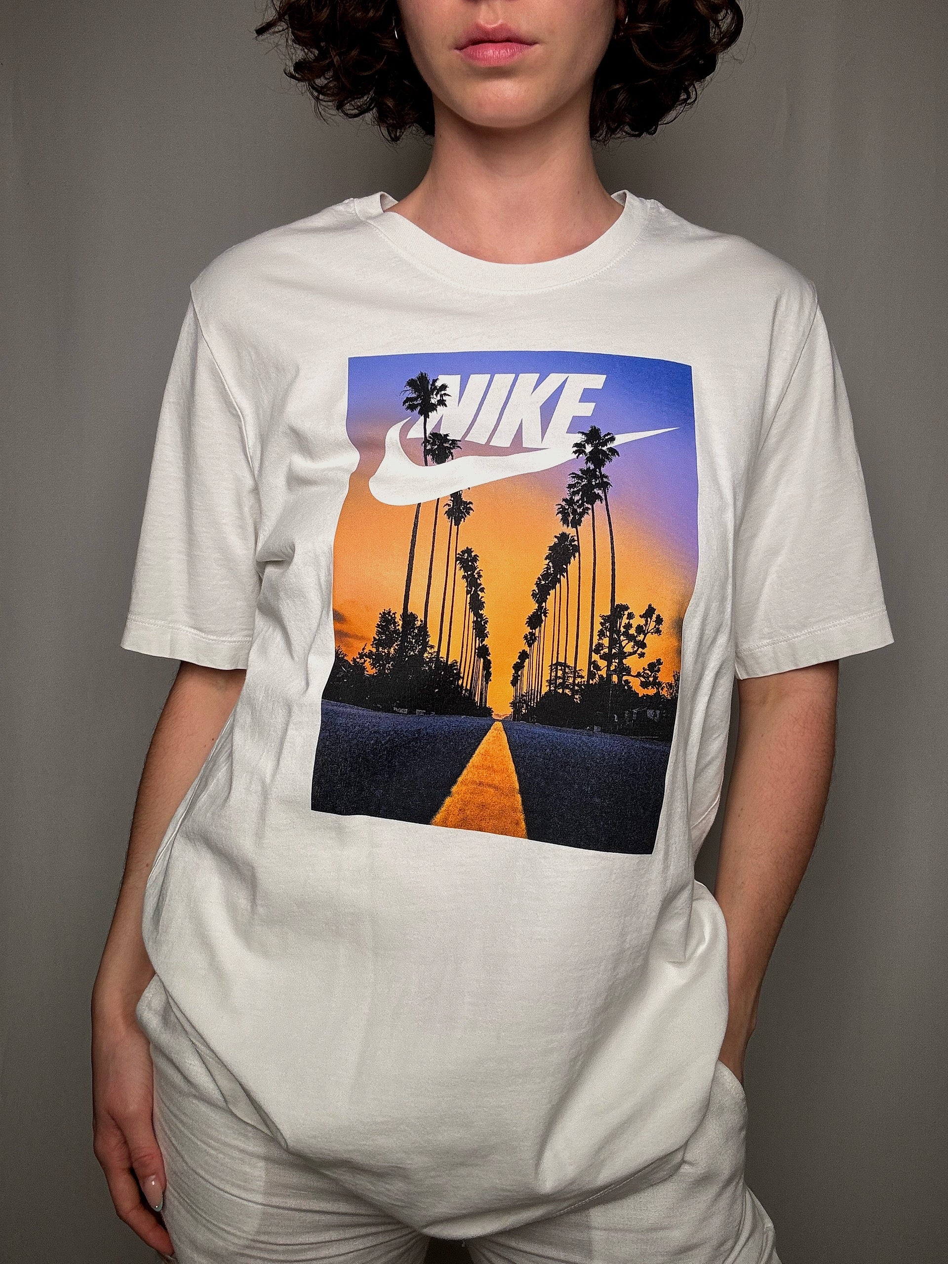 Nike Vintage T-Shirt weiß Gr. S
