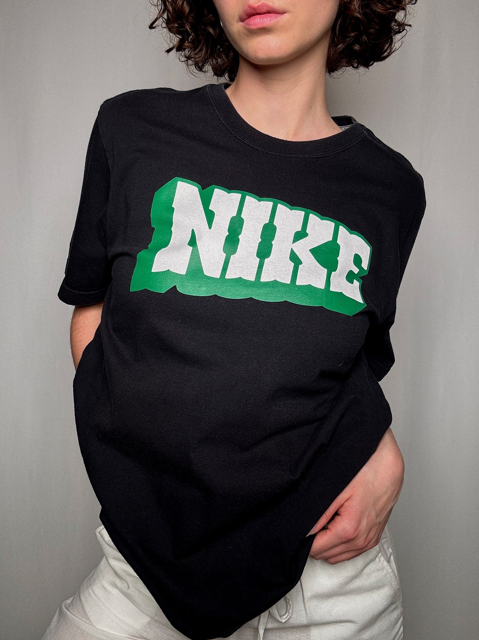 Tshirt noir Nike L vintage