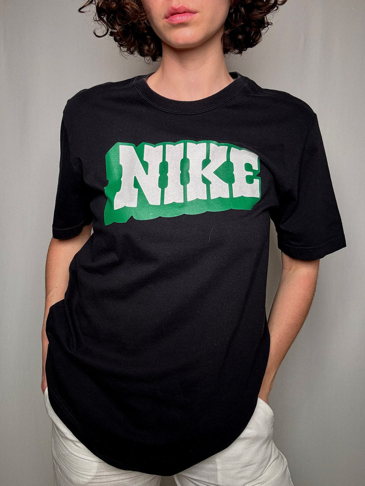 Tshirt noir Nike L vintage