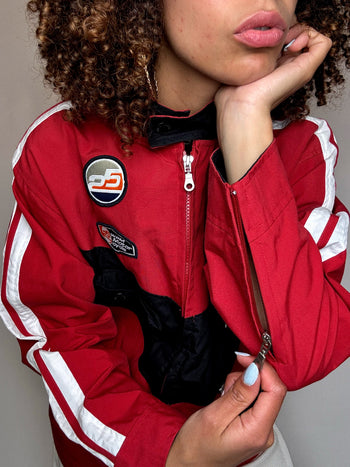 BMW L vintage two-tone racing jacket