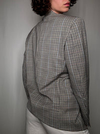 Blazer d'été à carreaux M/L vintage