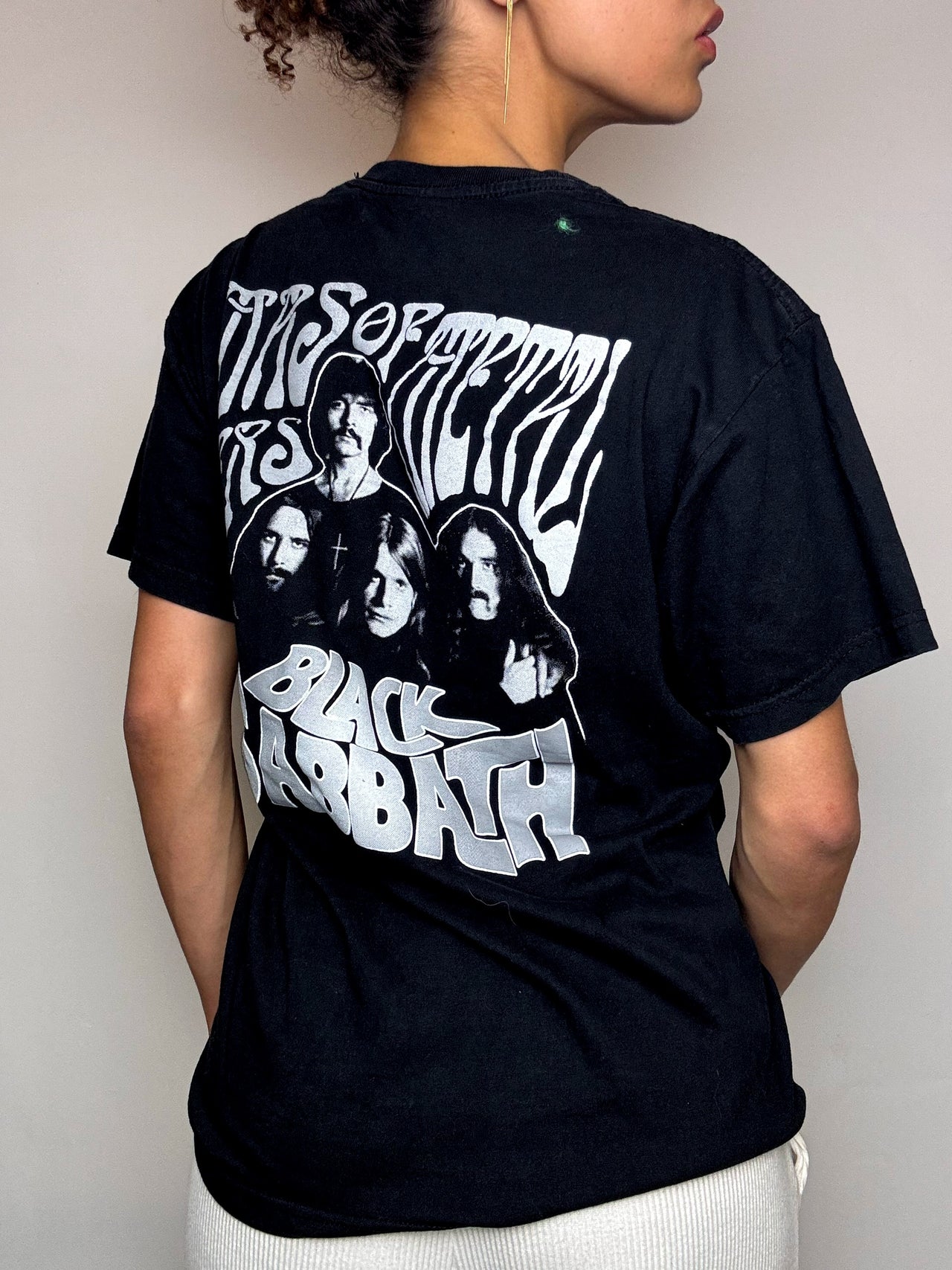 Tee shirt noir BLACK SABBATH L vintage