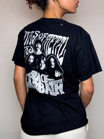Tee shirt noir BLACK SABBATH L vintage