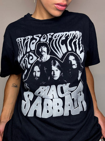 Tee shirt noir BLACK SABBATH L vintage