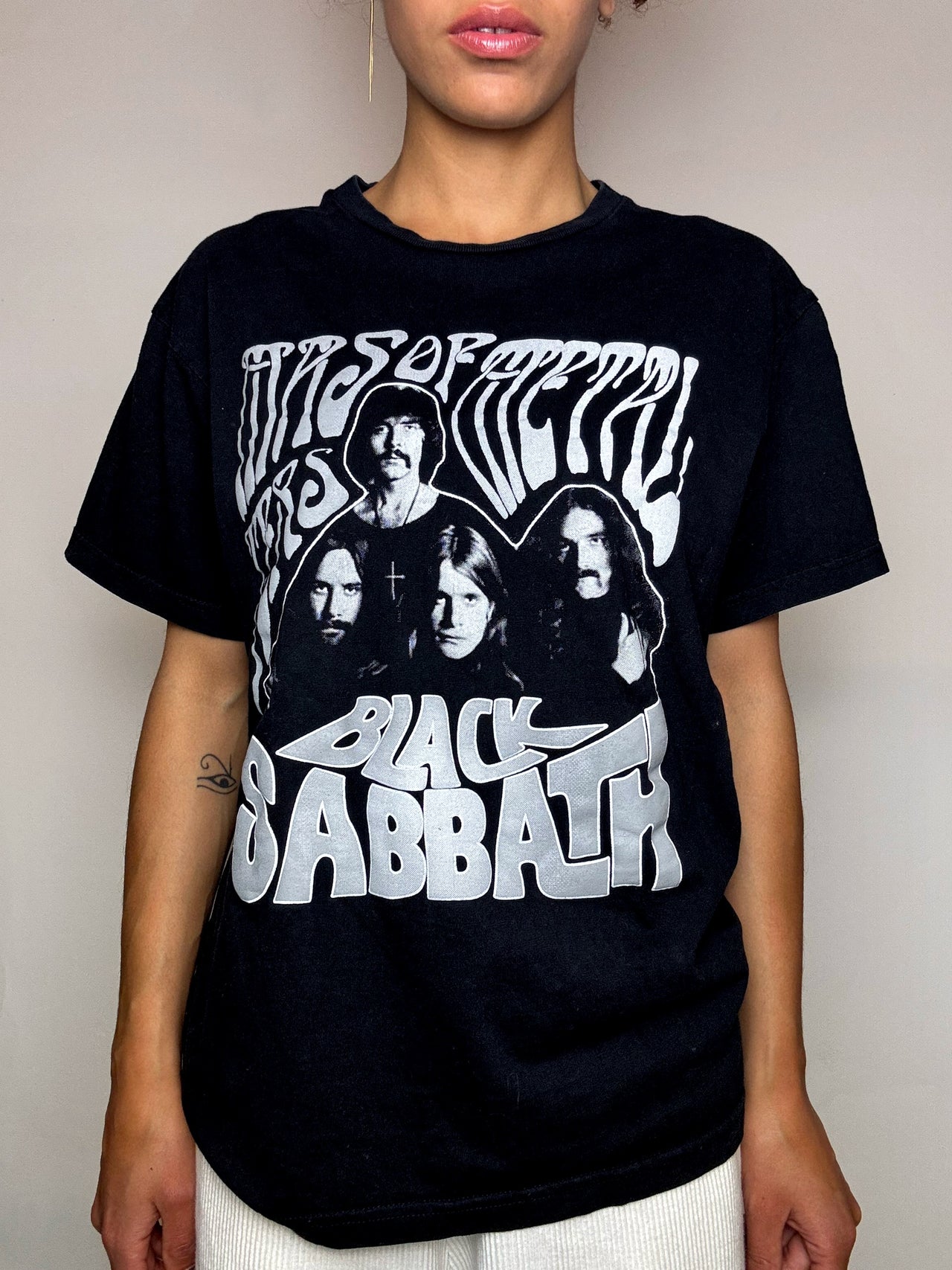 Tee shirt noir BLACK SABBATH L vintage
