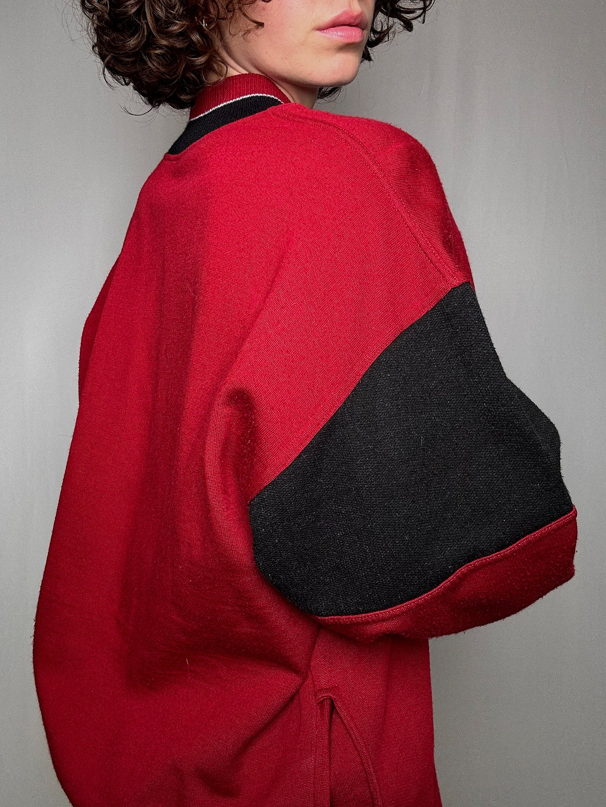 Jacket rouge National Hockey L vintage