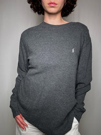 Tshirt waffle gris Ralph Lauren L vintage
