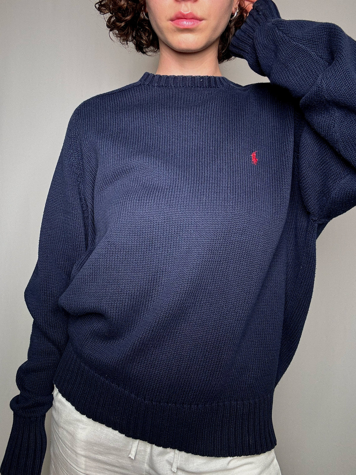 Pull marine Ralph Lauren L vintage
