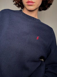 Pull marine Ralph Lauren L vintage