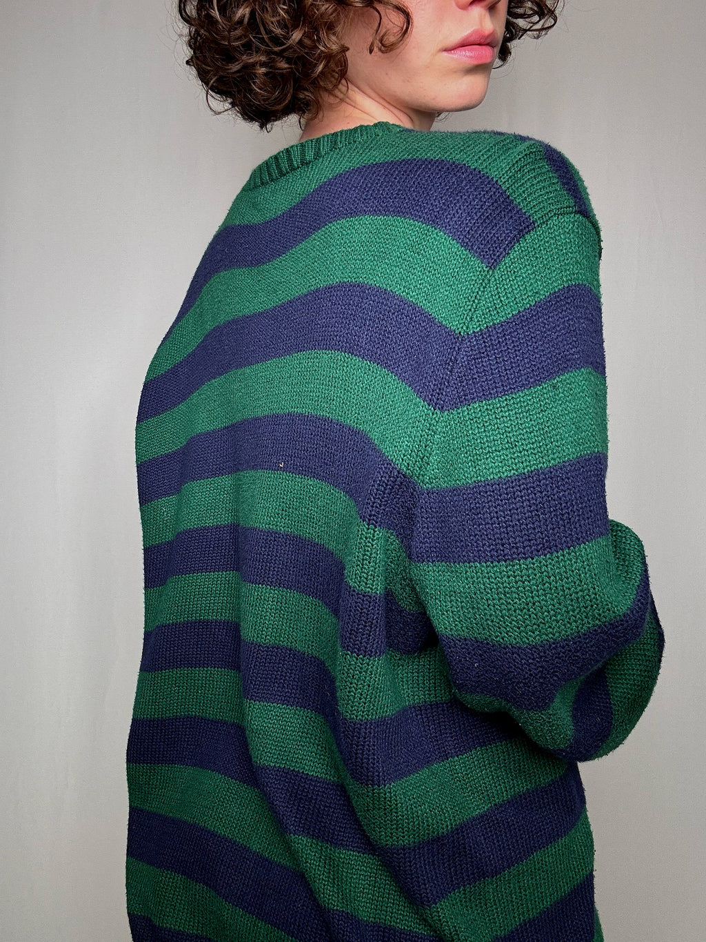 Pull à rayures Ralph Lauren XXL vintage