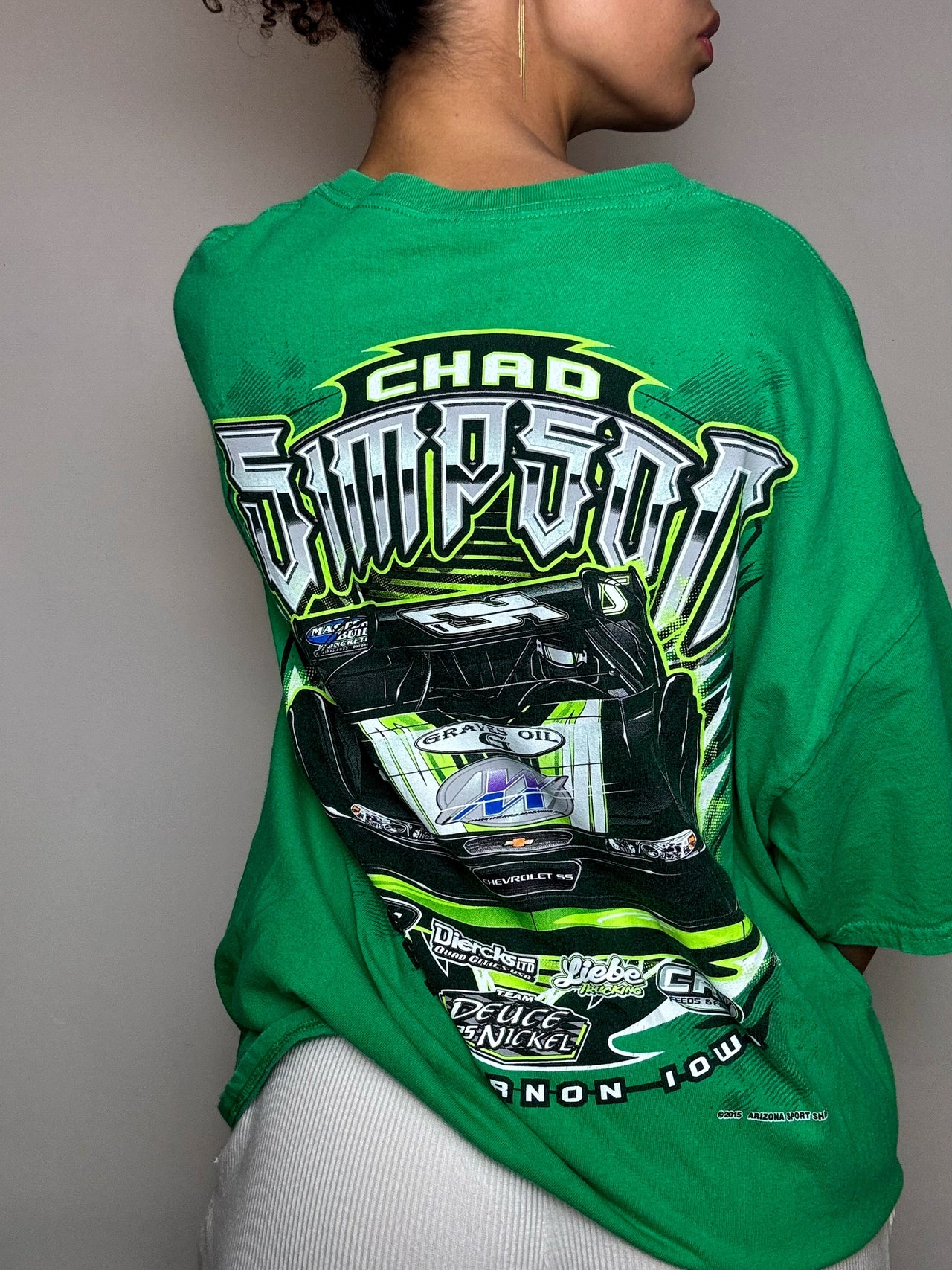 Vintage XL Schwarzes Baseballtrikot