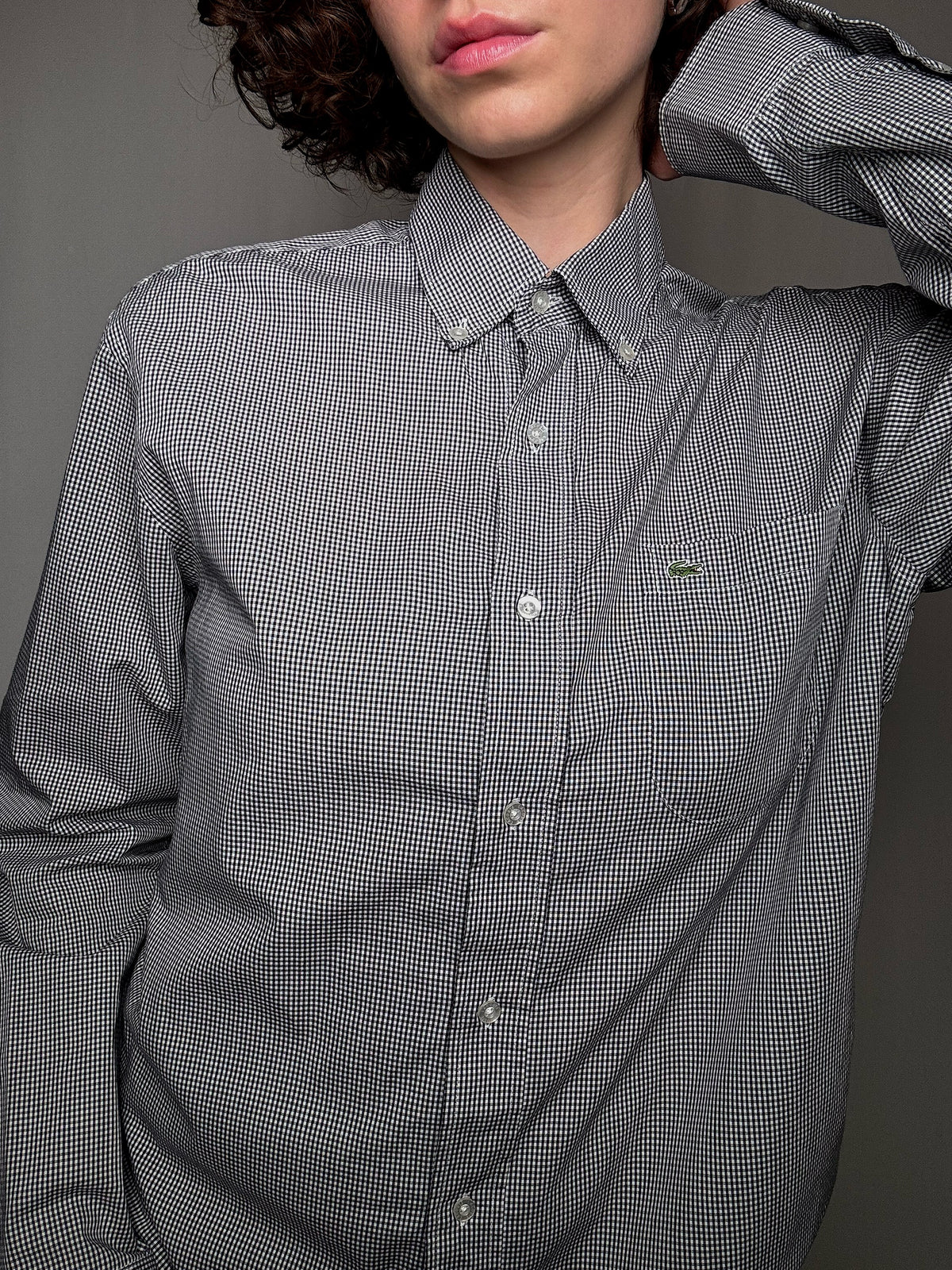 Chemise à carreaux Lacoste M vintage