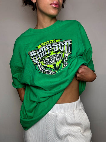 Tee shirt vert racing CHAD SIMPSON XXL vintage