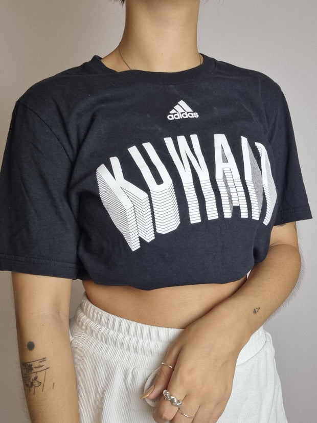 T-shirt vintage noir Adidas M