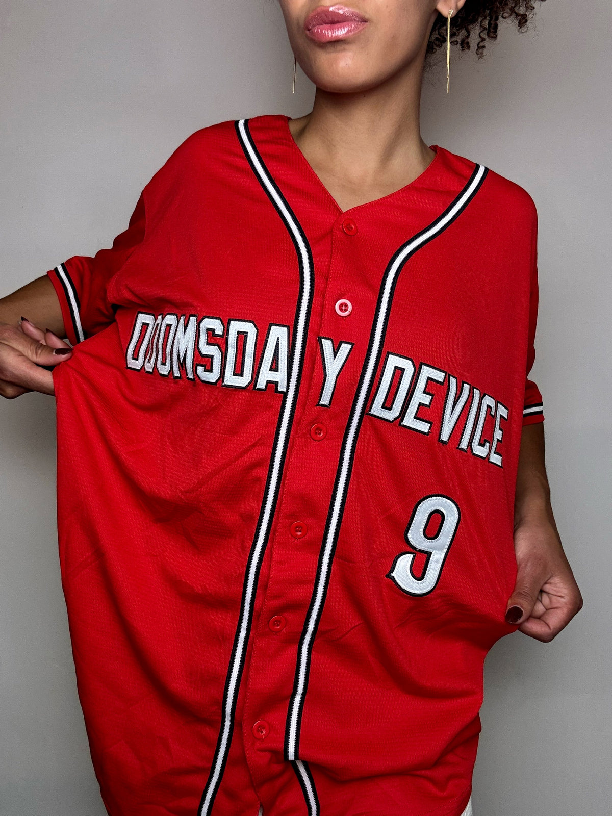 Maillot de Baseball rouge XL vintage