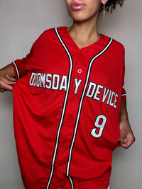 Vintage XL Schwarzes Baseballtrikot