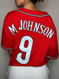 Vintage XL Schwarzes Baseballtrikot