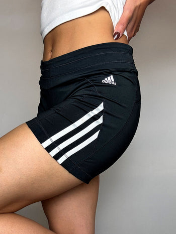 Short moulant noir ADIDAS L vintage