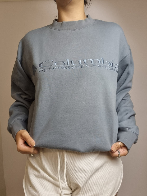 Pull vintage bleu Columbia S