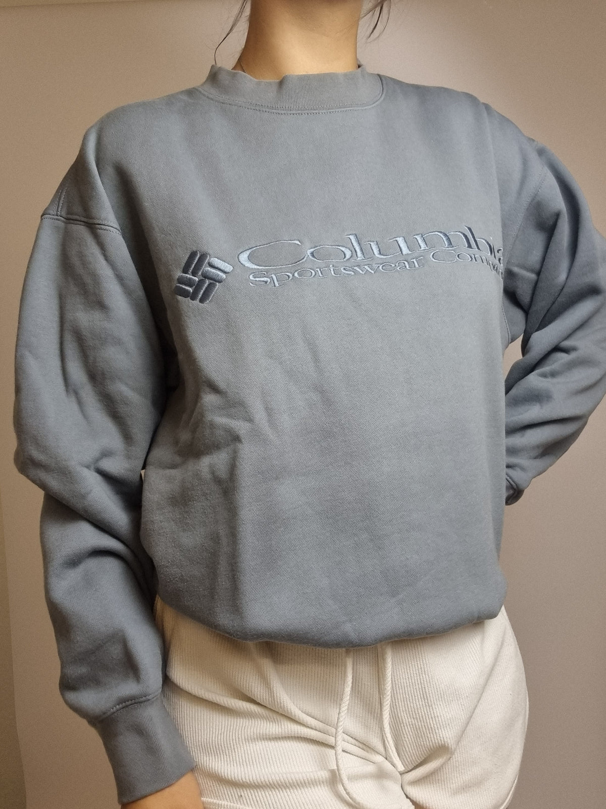 Vintage blue sweater Columbia S