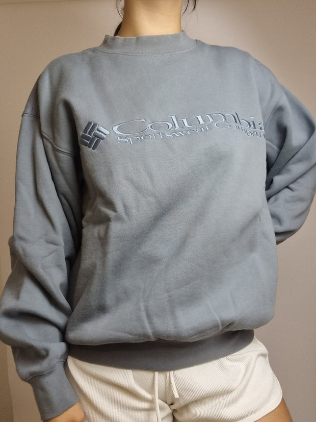 Pull vintage bleu Columbia S