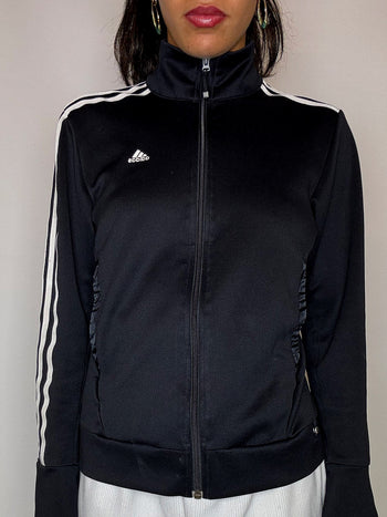 Jacket de sport noire ADIDAS L vintage