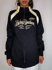 Jacket de sport noire HARLEY DAVIDSON L vintage
