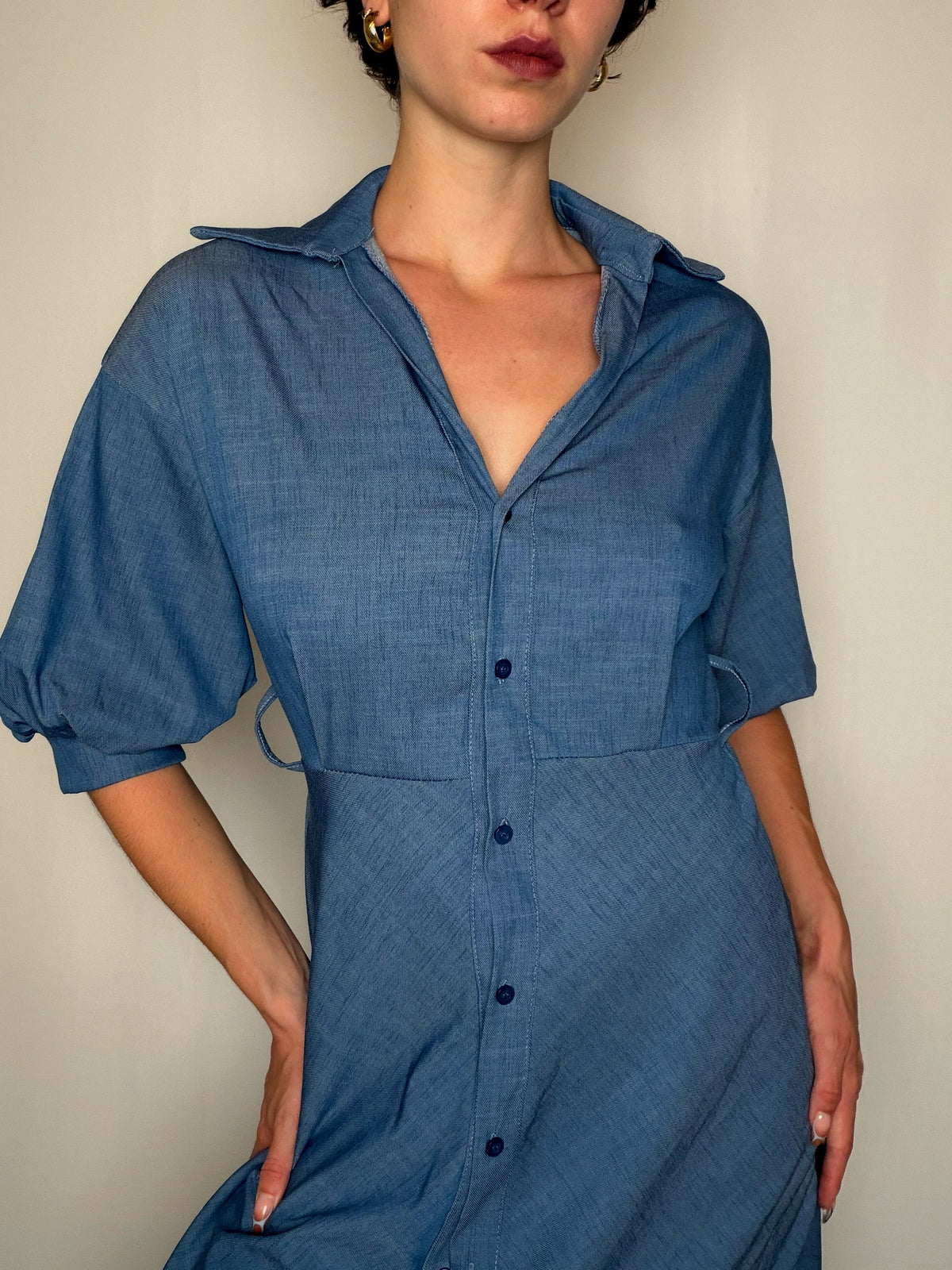 Robe facon denim M/L vintage