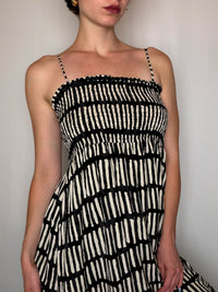 Robe a bretelle froncée XS/S vintage