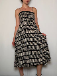 Robe a bretelle froncée XS/S vintage