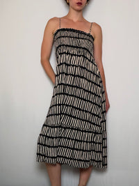 Robe a bretelle froncée XS/S vintage