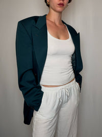Blazer bleu canard XL vintage