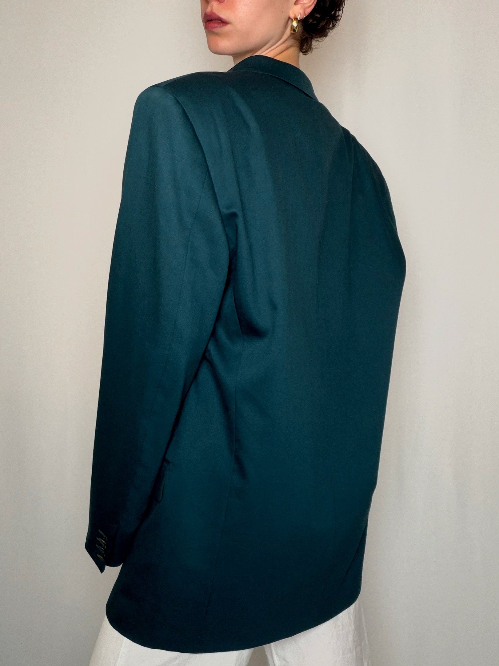 Blazer bleu canard XL vintage