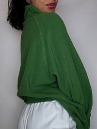 Vintage XXL Grüner Kolumbien Rollkragen-Fleece