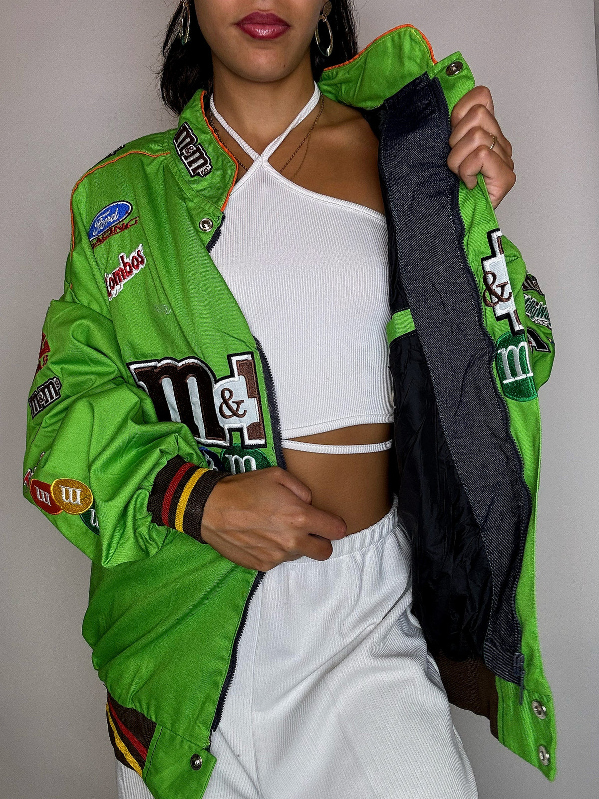 Vintage JH Design x NASCAR XXL Collectible Bomber Jacket