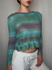 Pulls tricoté degradé S/M vintage