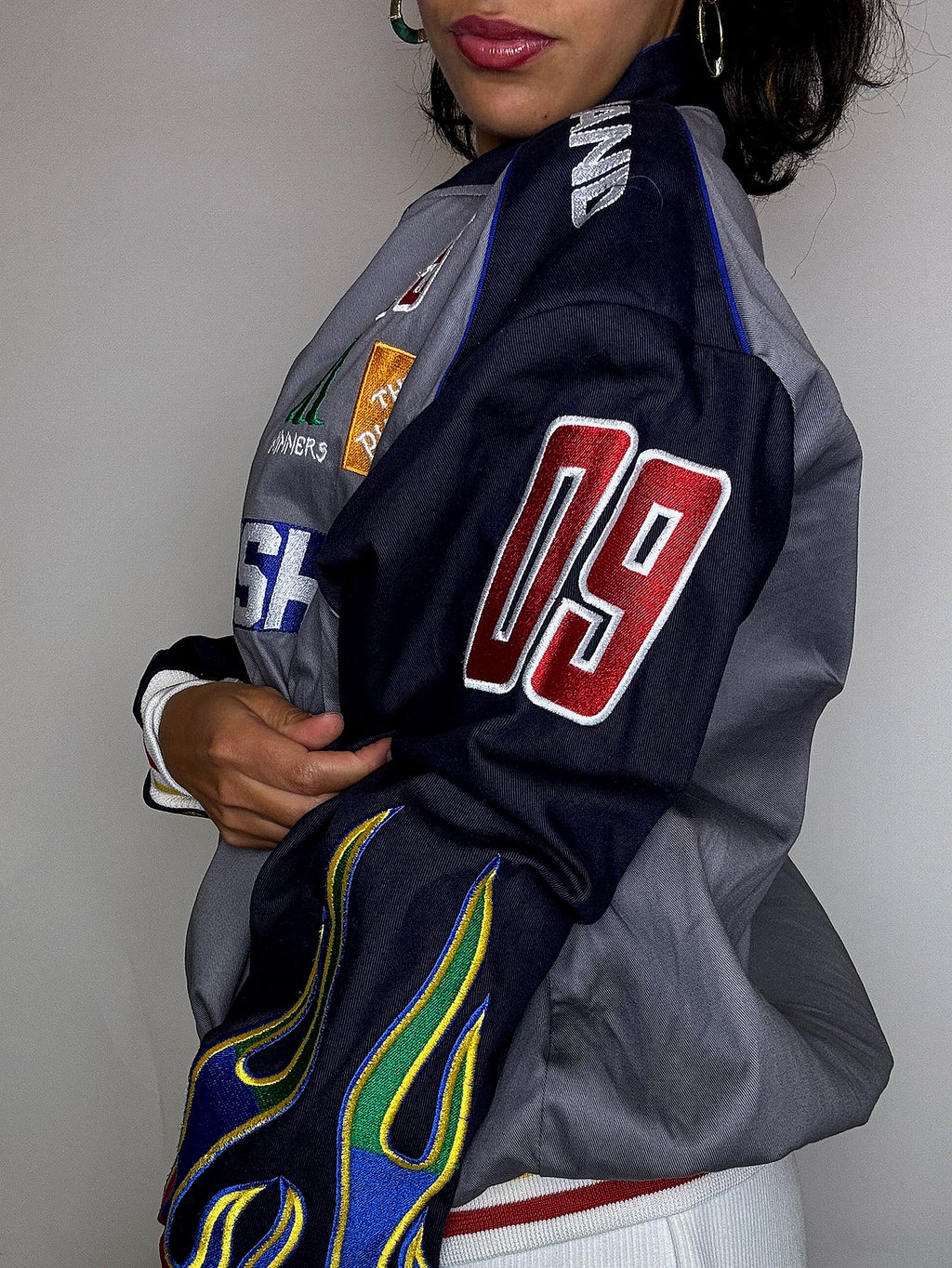 JH Design x NASCAR Vintage L Sammler-Bomberjacke