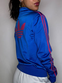 Jacket de sport bleue ADIDAS M vintage