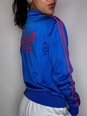 Jacket de sport bleue ADIDAS M vintage