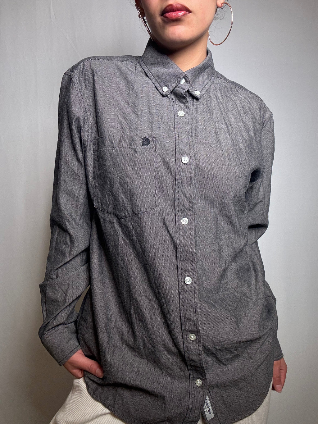 Chemise grise Carhartt M vintage