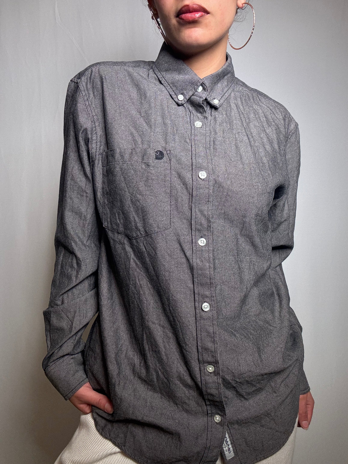 Chemise grise Carhartt M vintage