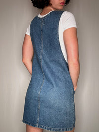 Vintage Jeanslatzkleid S/M