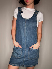 Vintage Jeanslatzkleid S/M