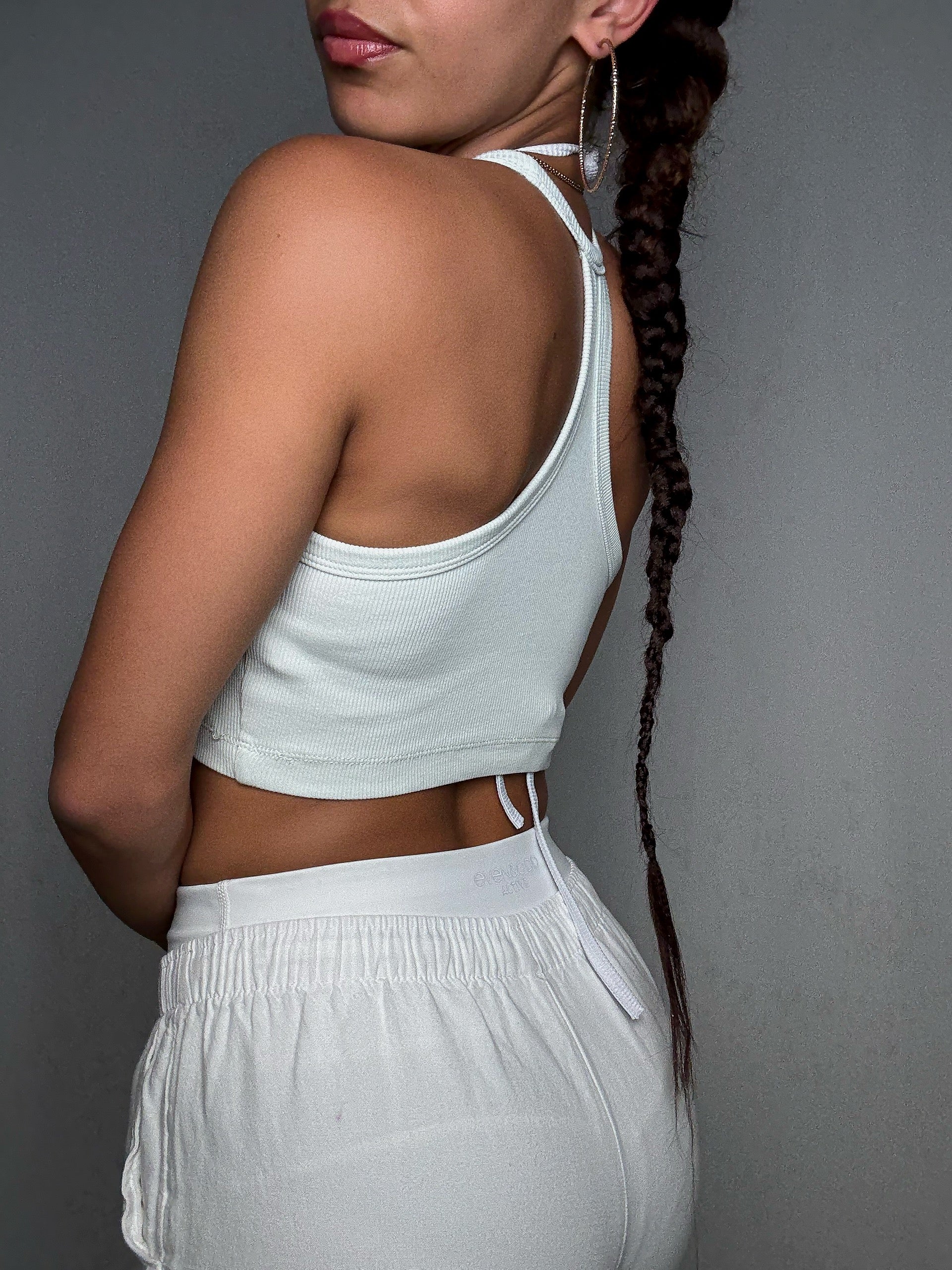 Crop vert d'eau Tommy Hilfiger XS vintage
